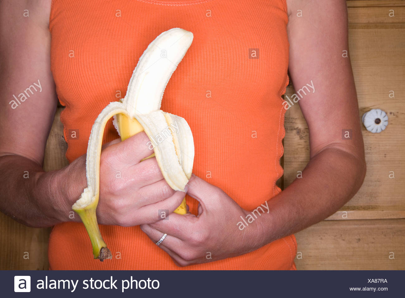 Woman Banana Eating Stock Photos & Woman Banana Eating Stock Images Alamy
