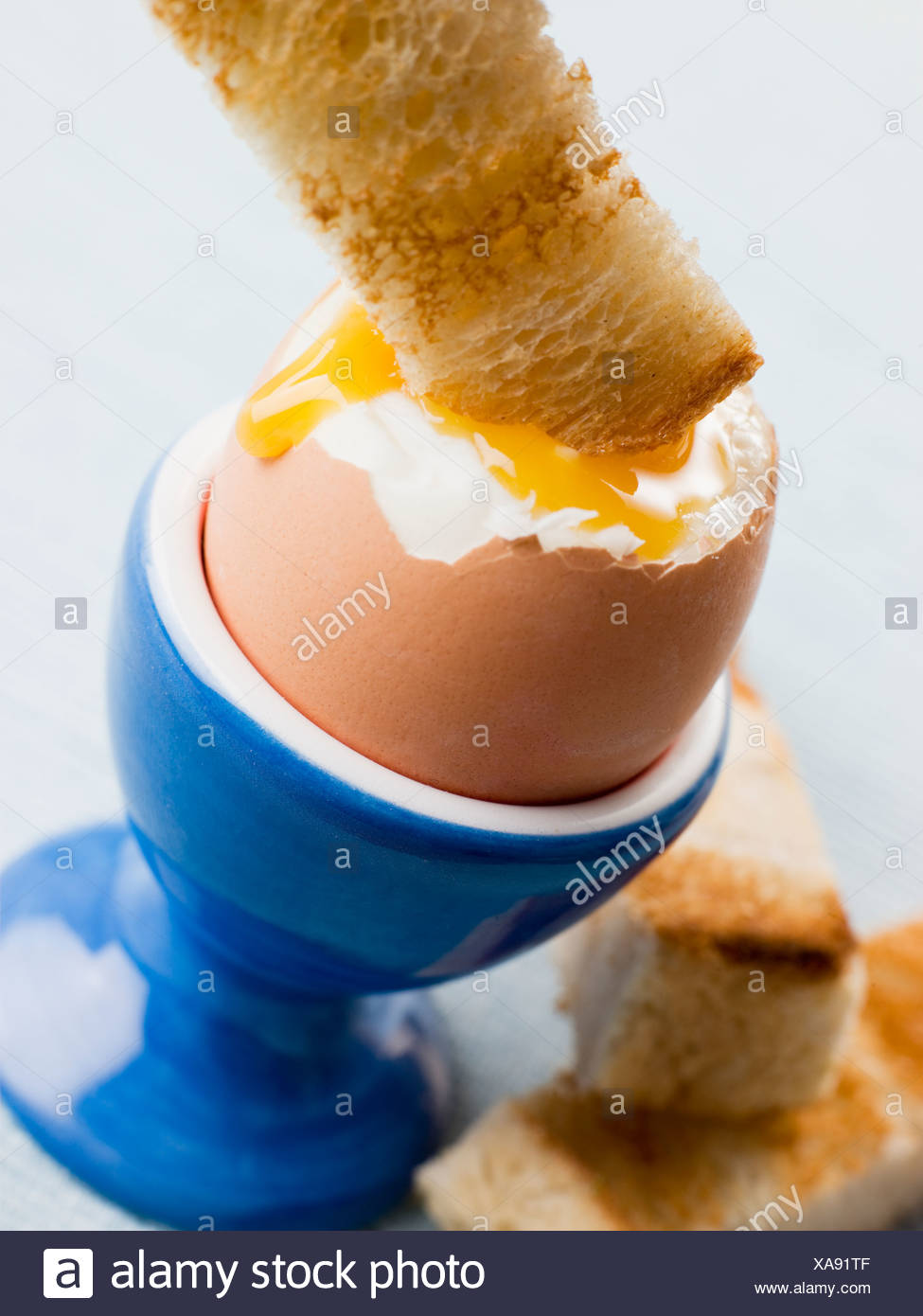 Boiled Egg Breakfast Toast Soldiers High Resolution Stock Photography