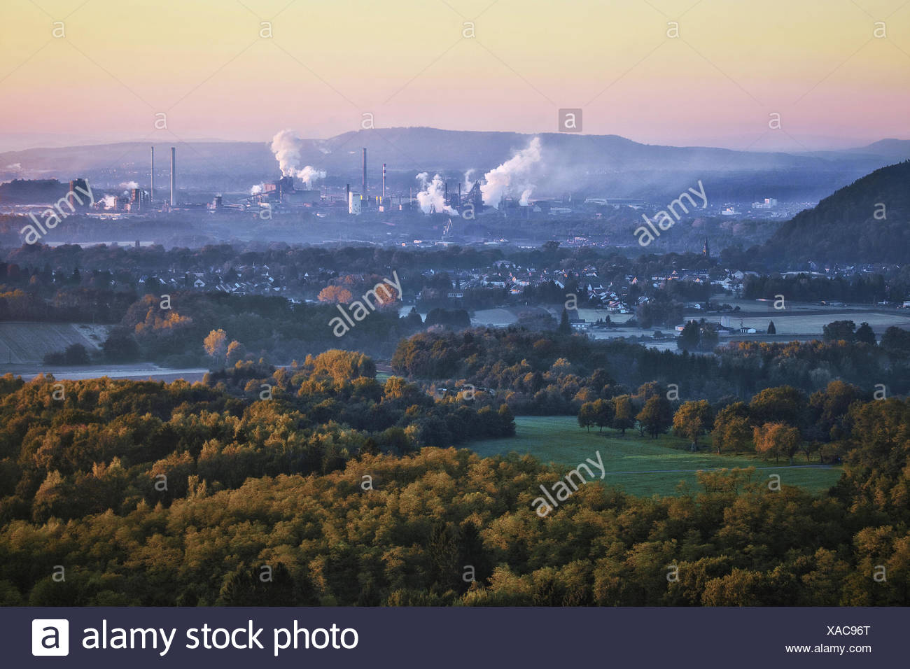 Ironworks Dillingen Saarland Germany Stock Photo Alamy
