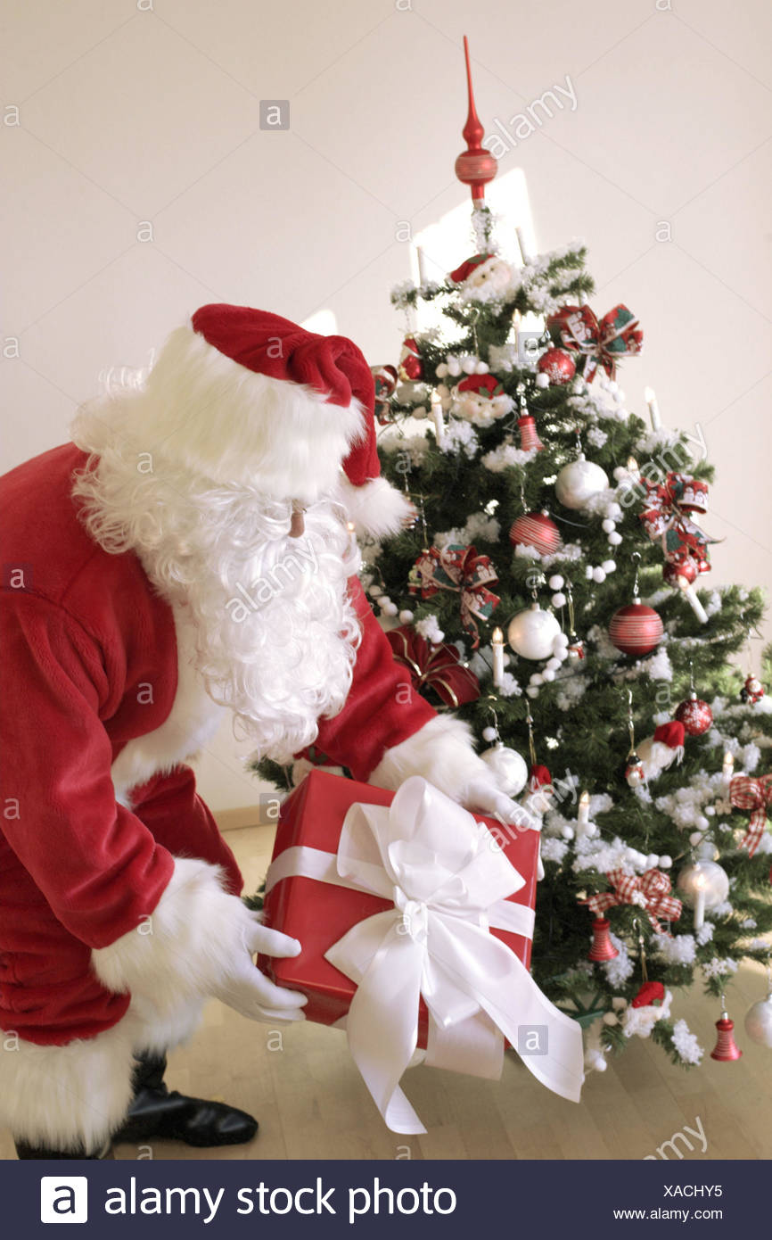 Living Rooms Weihnachtsbaum Santa Claus Gift Sets Aside