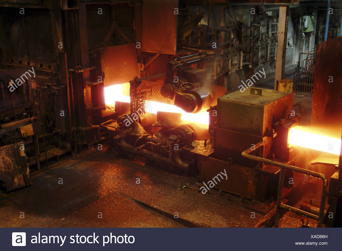 Germany Saarbrucken Burbach Saarstahl Ag Wire Production Drahtstrasse Europe Saarland Industry Steel Industry Ironworks Economy Branch Industry Steel Processing Production Production Wire Wire Production Heat Heat Annealing Stock