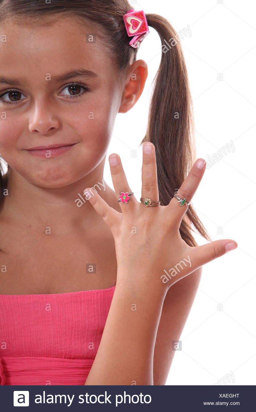 little girl rings