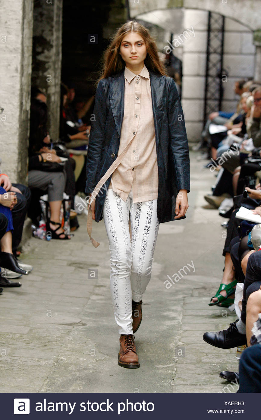 tight striped trousers