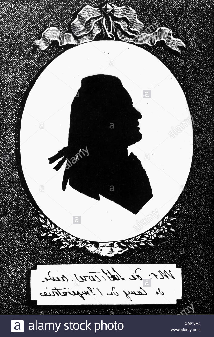 18th Century Silhouette High Resolution Stock Photography and Images