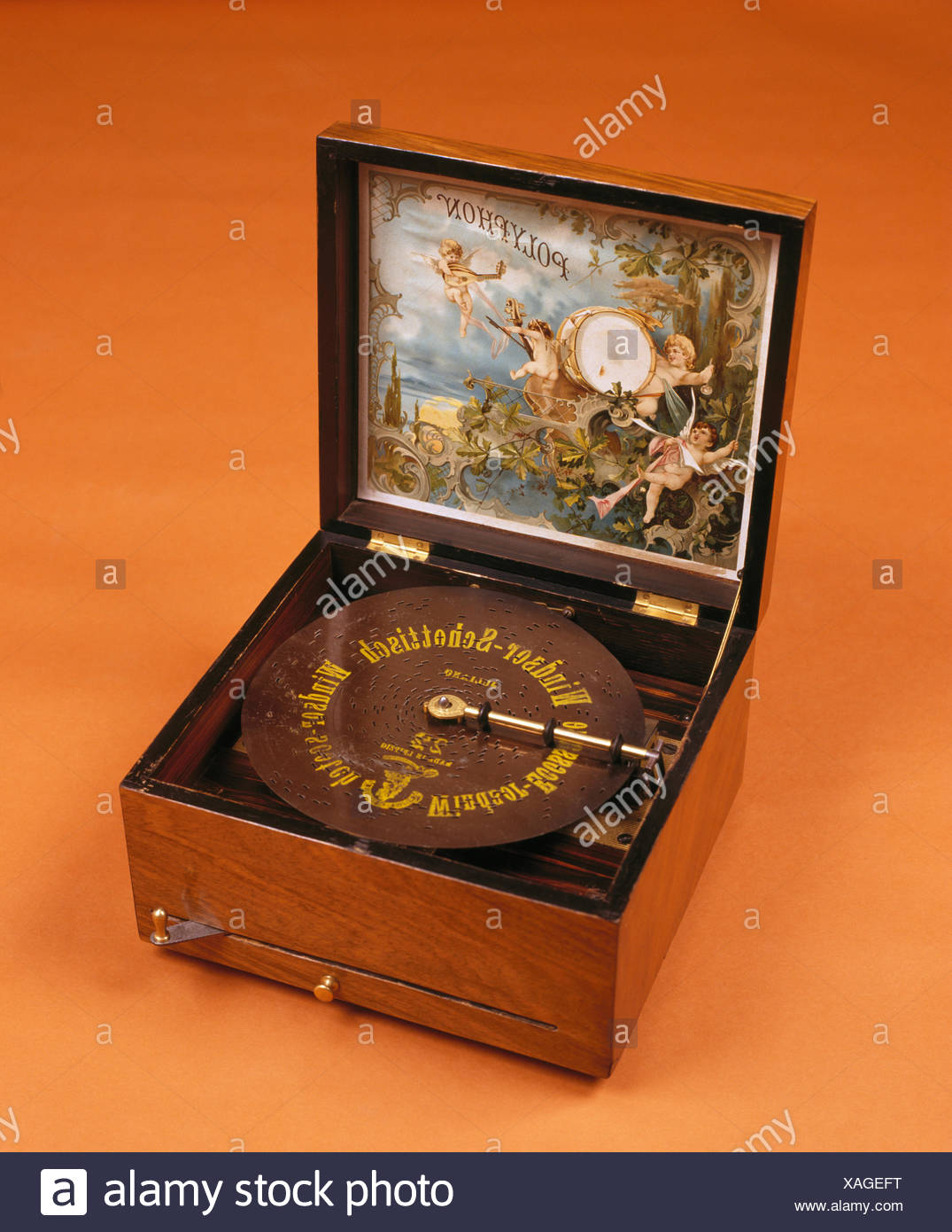 antique music box