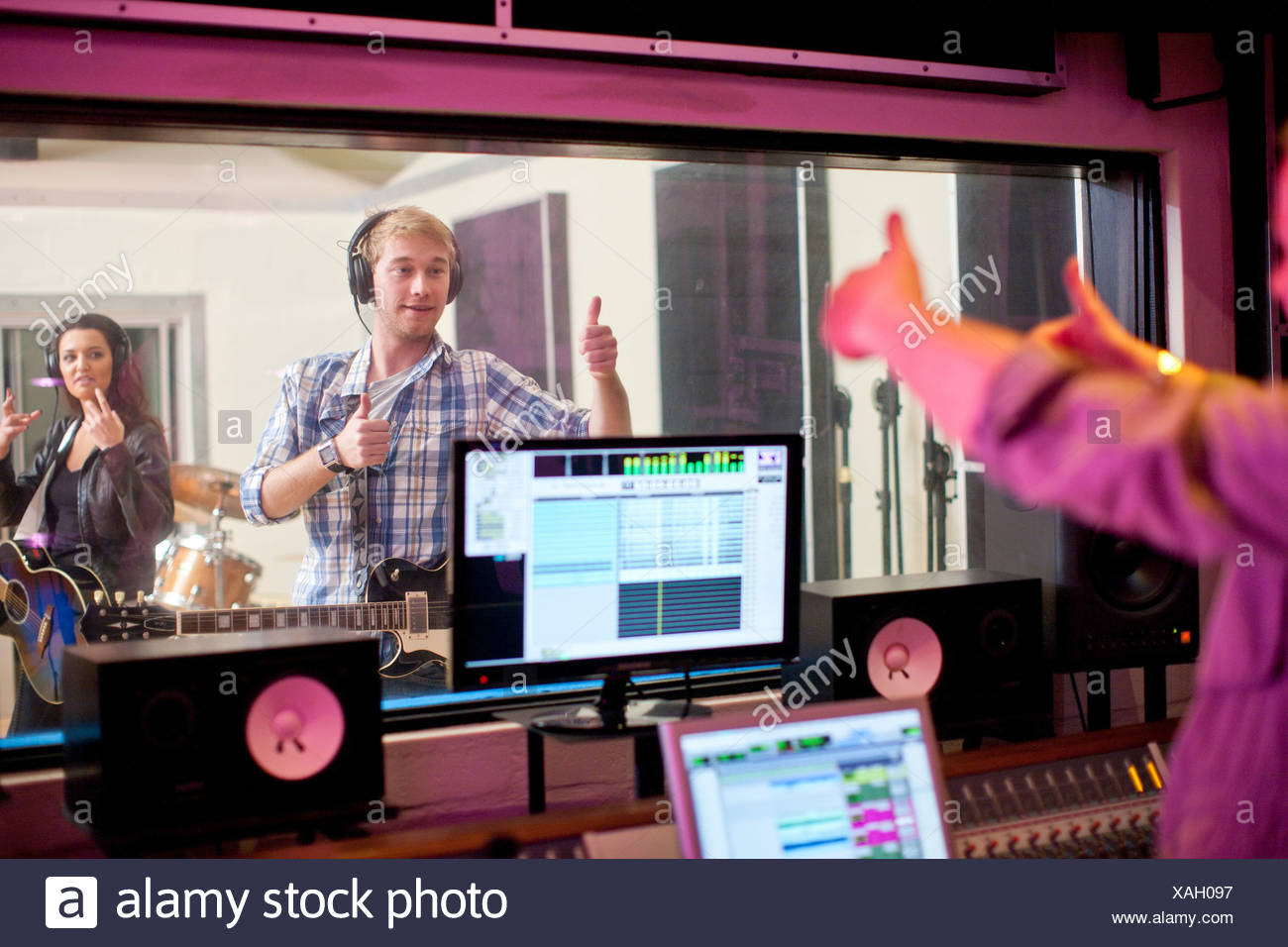 Band Recording Studio High Resolution Stock Photography and Images Alamy
