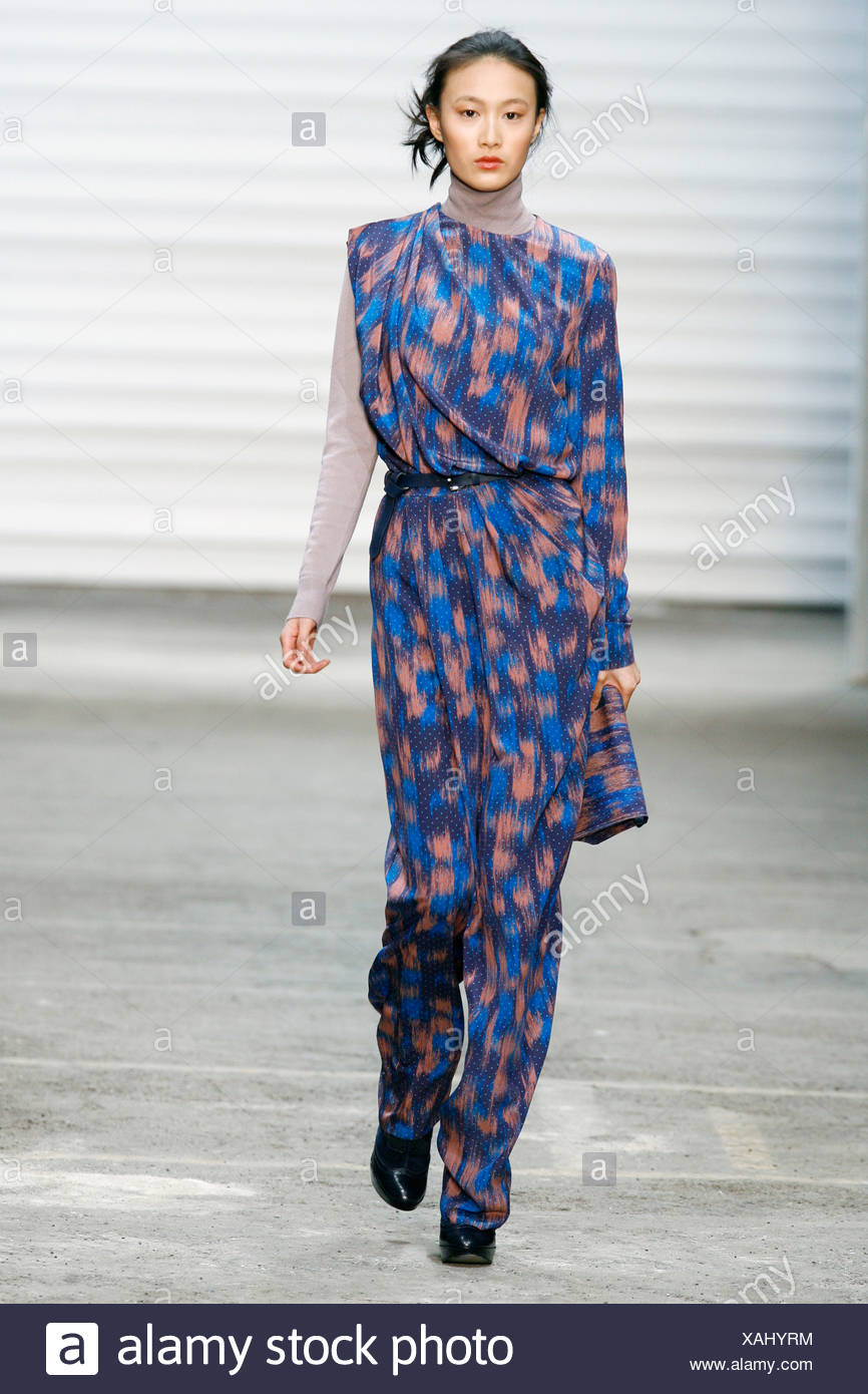 blue patterned jumpsuit