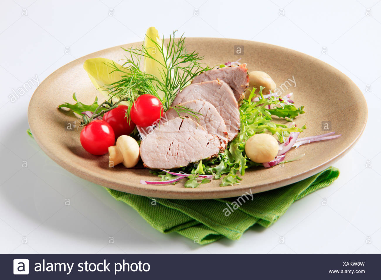 Pork Tenderloin Fine Dining High Resolution Stock Photography and