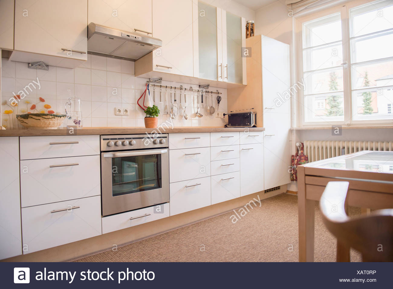 Kitchen Cupboard And Empty Stock Photos Kitchen Cupboard And