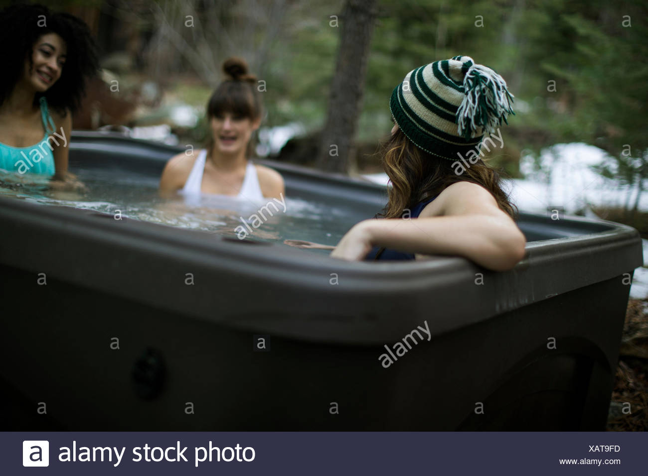 teen girls love the jacuzzi Teen girls love the jacuzzi