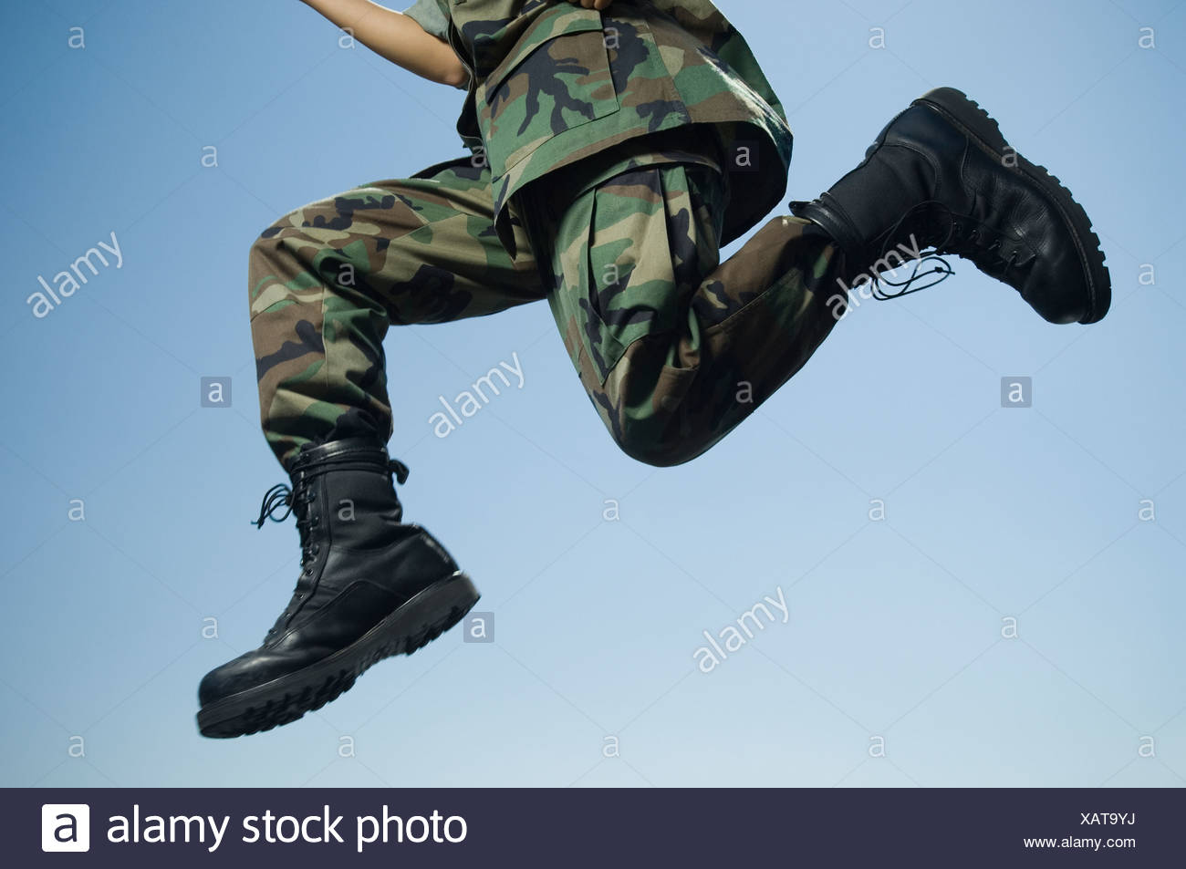 Jump Button Soldier Jumping Soldier High Resolution Stock Photography and Images - Alamy