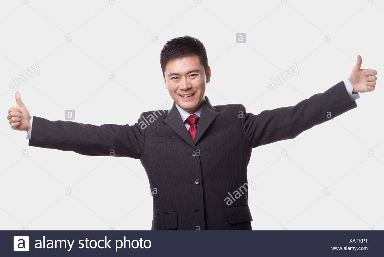 Businessman Giving Thumbs Up Businessman Giving Thumbs Up