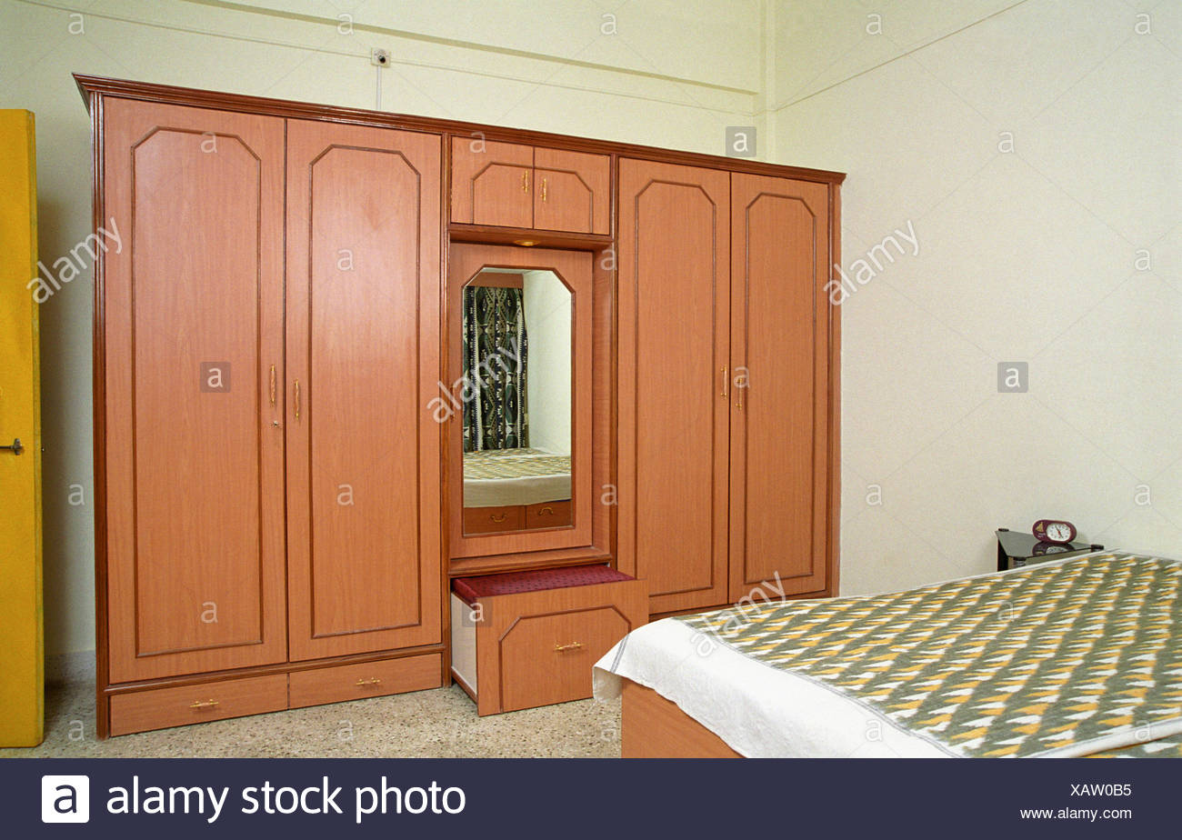Interior Wardrobe With Dressing Table Stock Photo