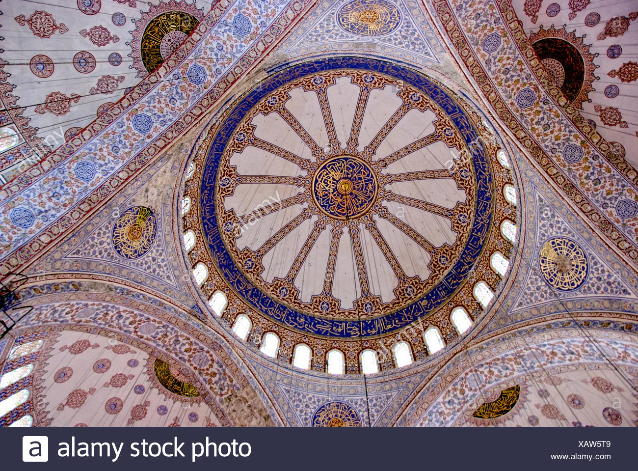 Blue Mosque Ceiling Stock Photo 282065849 Alamy