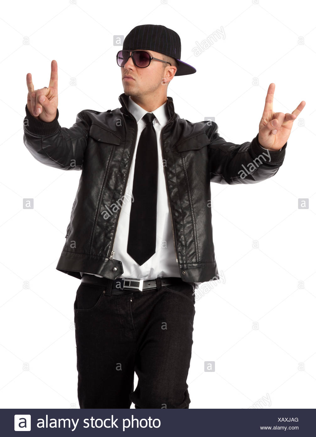 black hip hop outfit