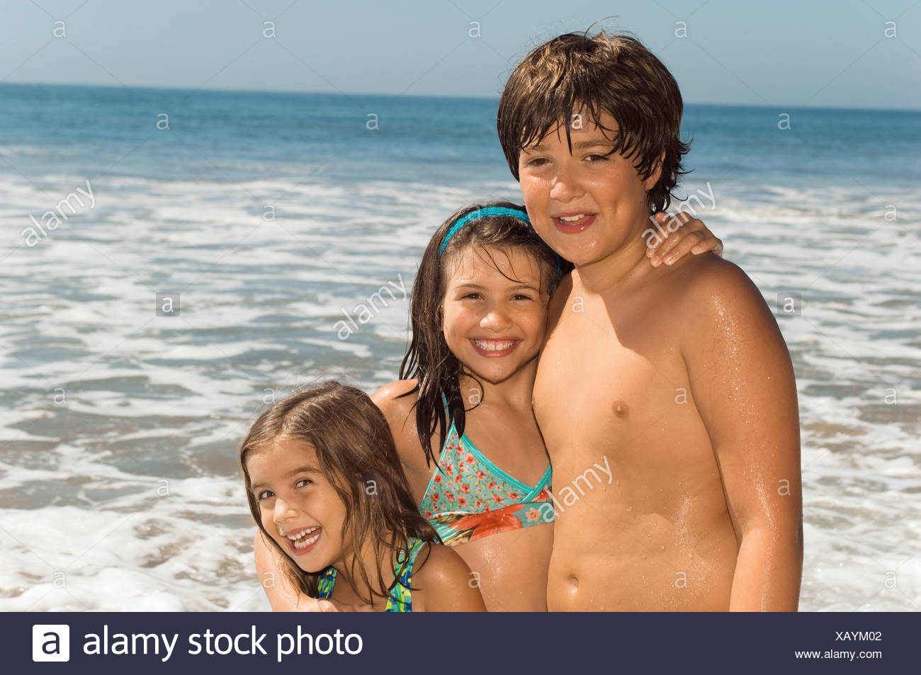 children in swimwear