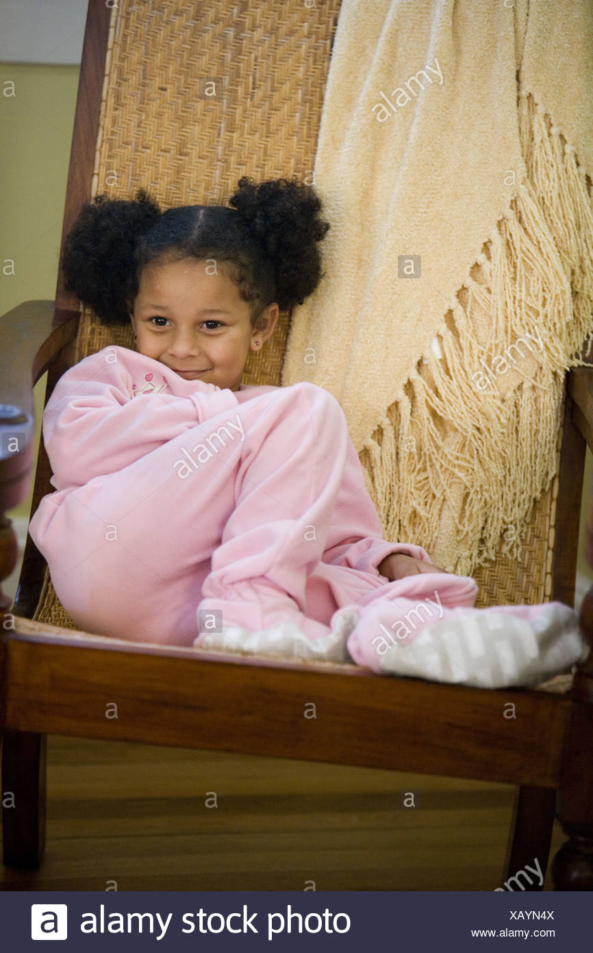 girl in pajamas