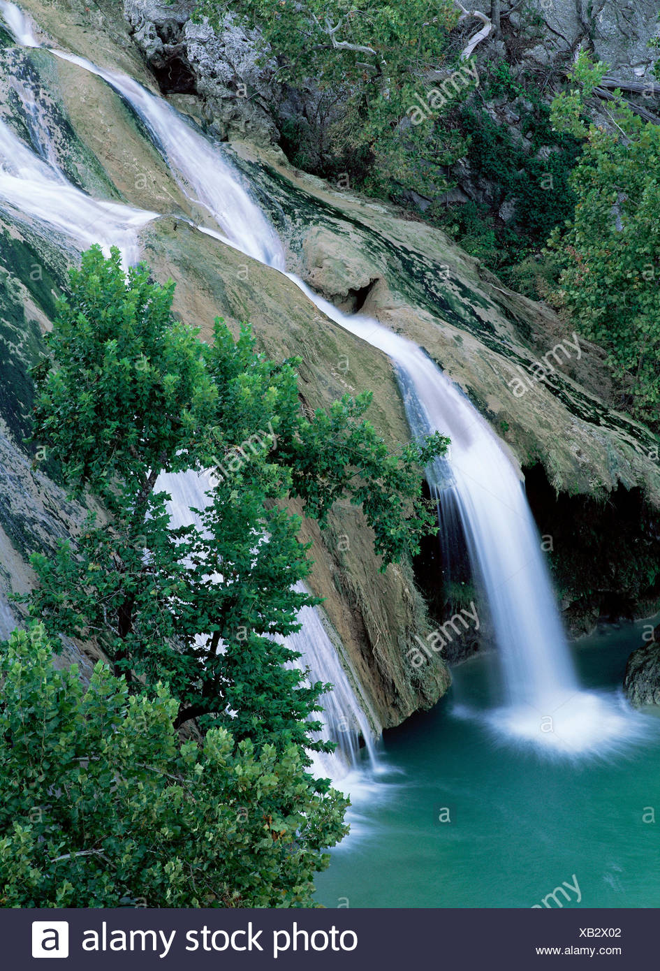 Turner Falls Park Arbuckle Mountains Oklahoma Usa Stock Photo