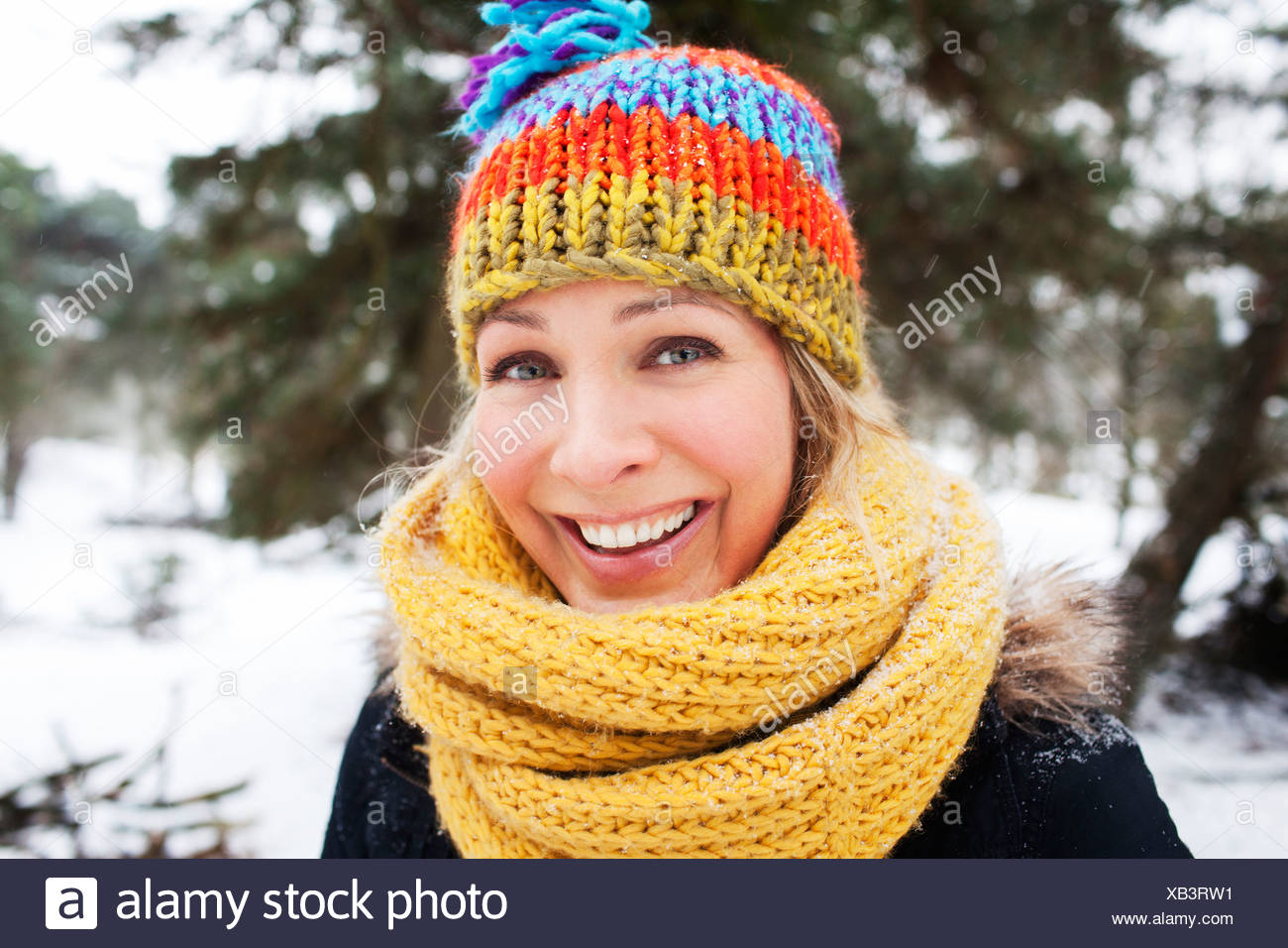 wooly hat and scarf