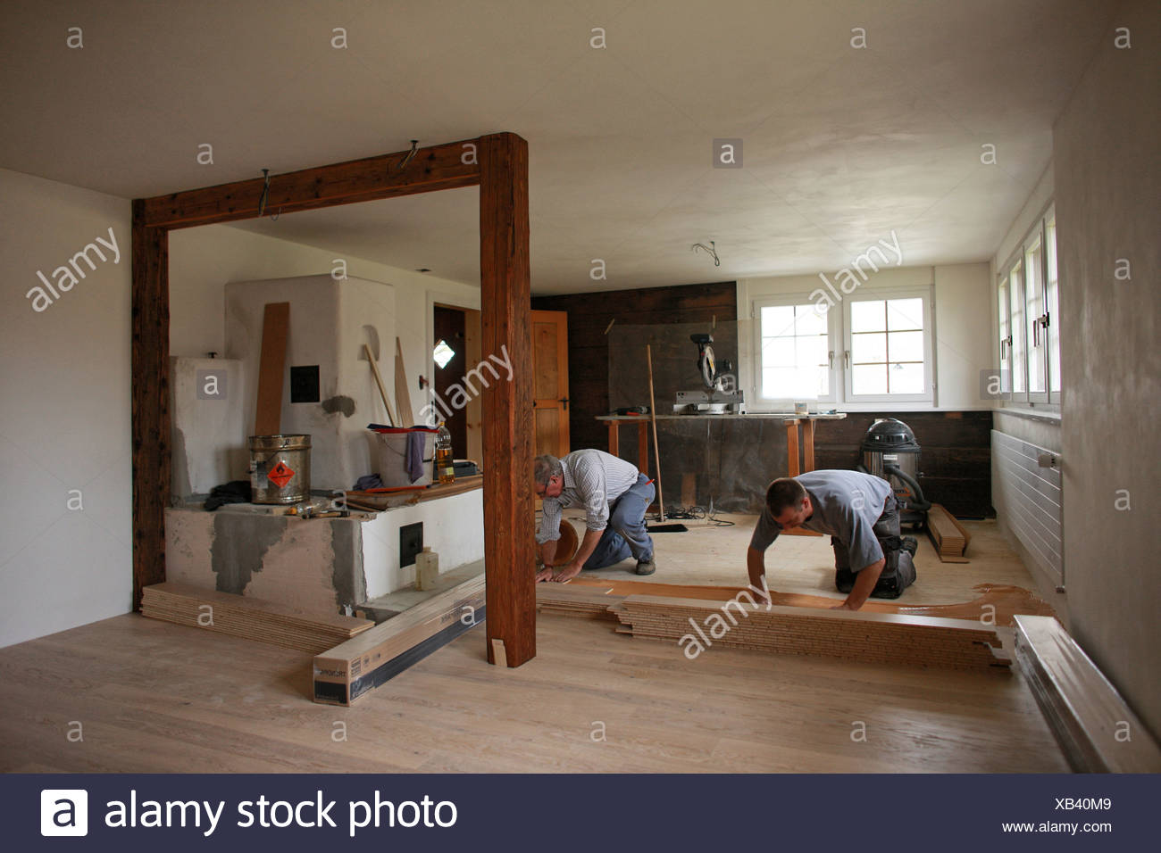 Renovate Timber Floor Stock Photos Renovate Timber Floor Stock