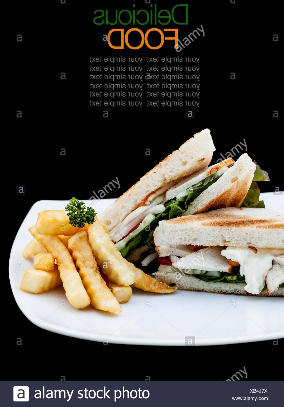Toasted Triangle Sandwich Stock Photos Toasted Triangle Sandwich