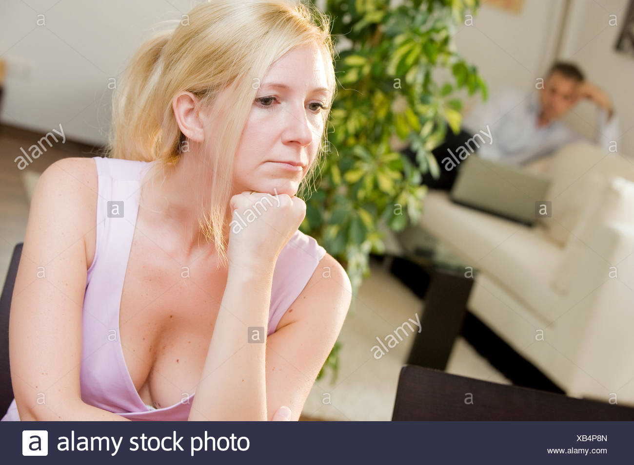 Symbolic image for crisis in a relationship Stock Photo