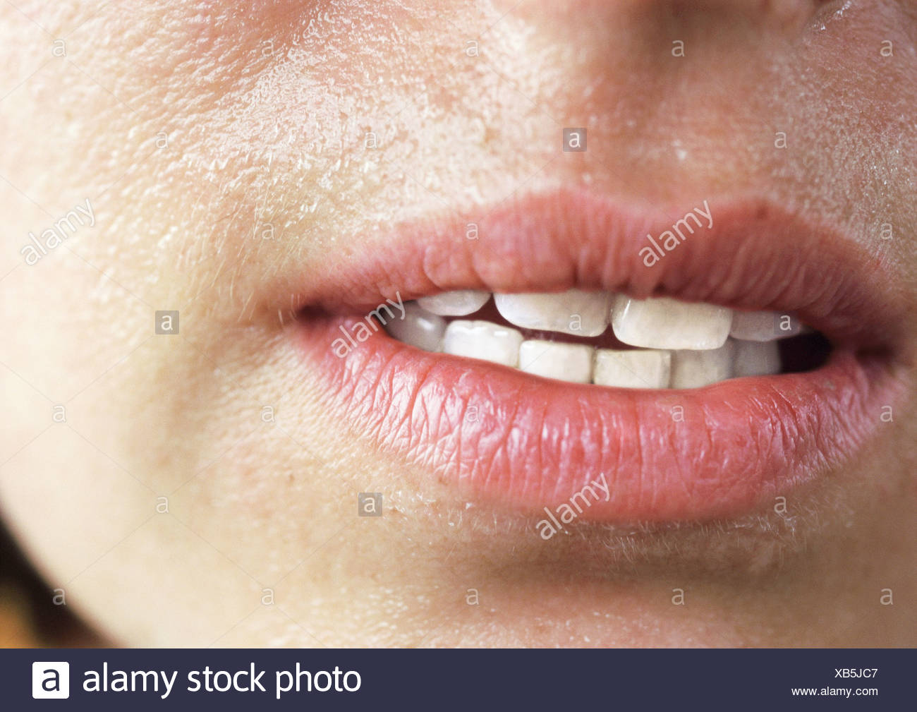 Lips Slightly Open High Resolution Stock Photography and Images Alamy