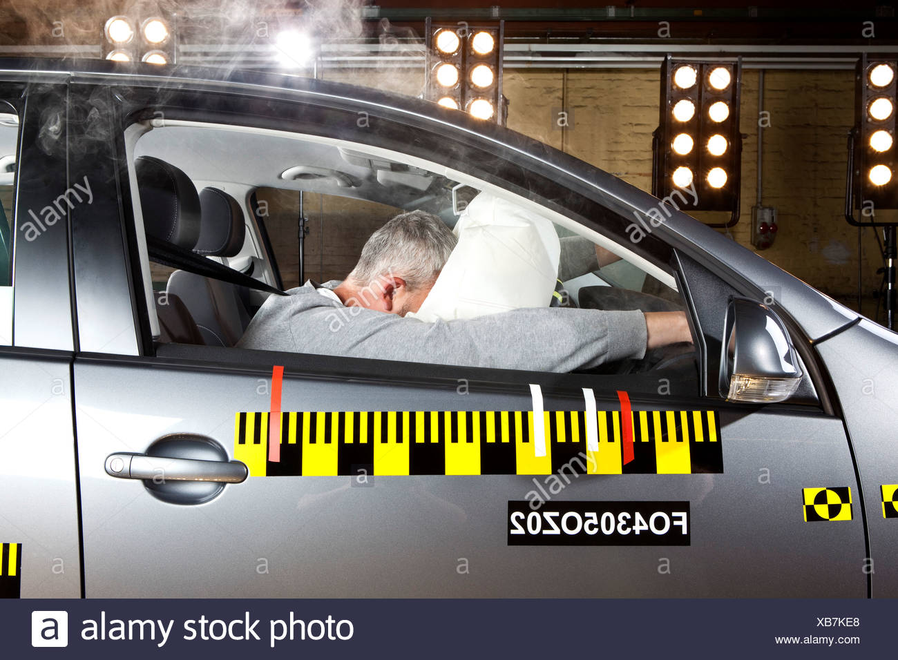 Crash Test Airbag High Resolution Stock Photography and Images Alamy