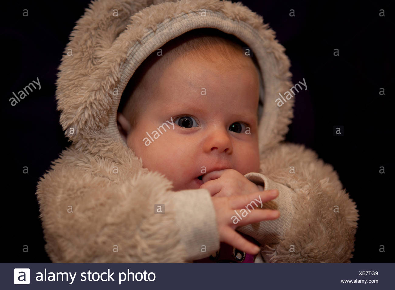 baby fur suit