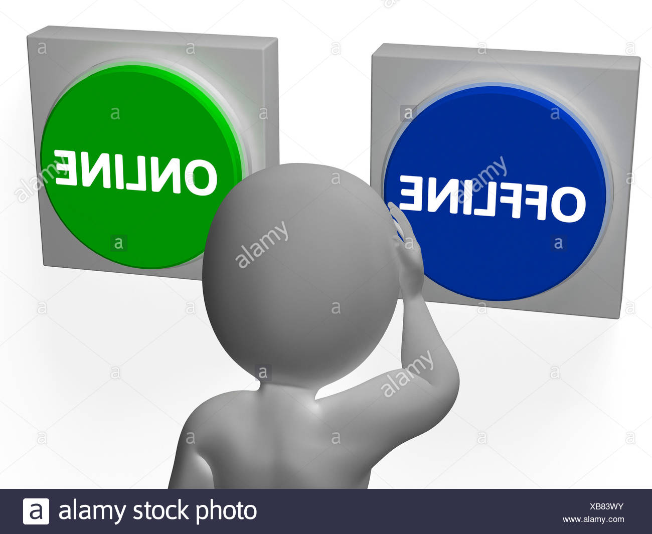 show buttons online