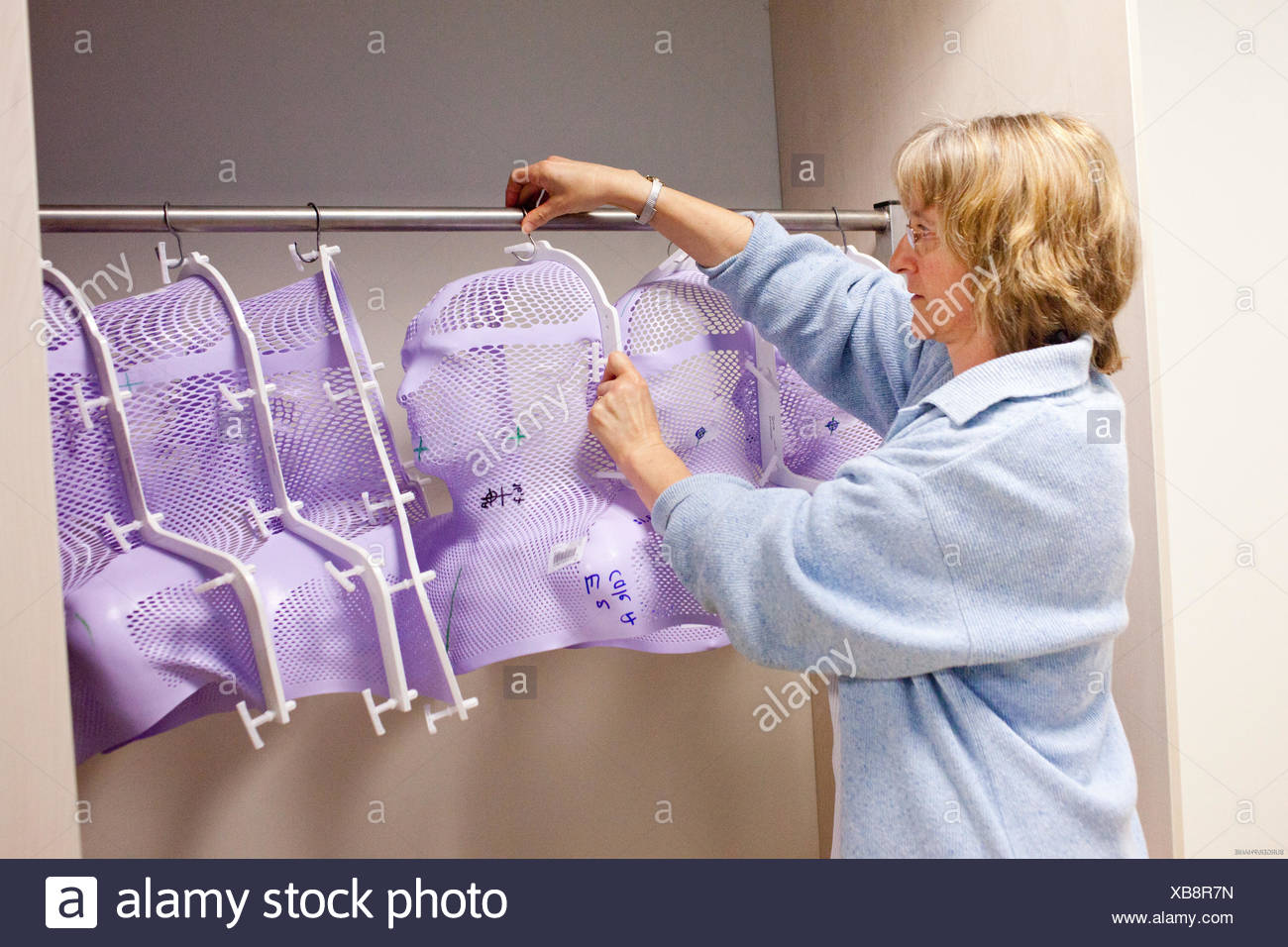 Radiotherapy Mask High Resolution Stock Photography And Images Alamy