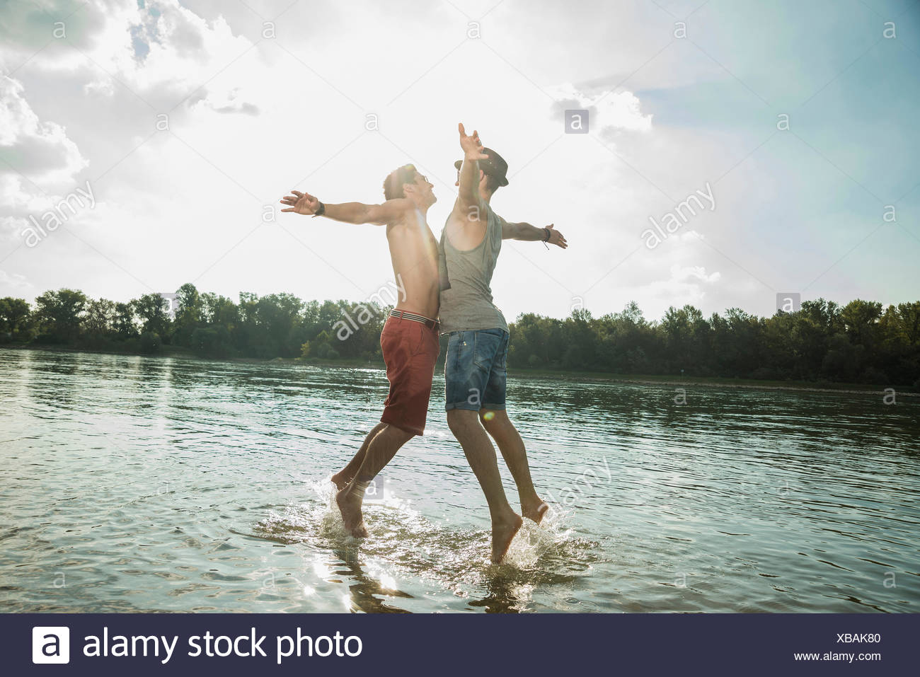 Chest Bump Stock Photos & Chest Bump Stock Images Alamy