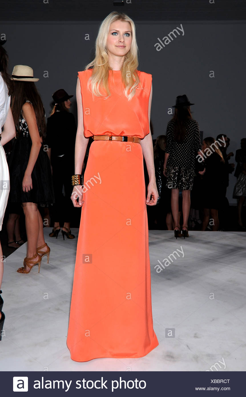 Orange Dress Brown Belt
