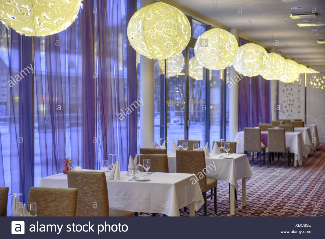 Business Hotel Restaurant Dinner Design Interior Cafe Lustre