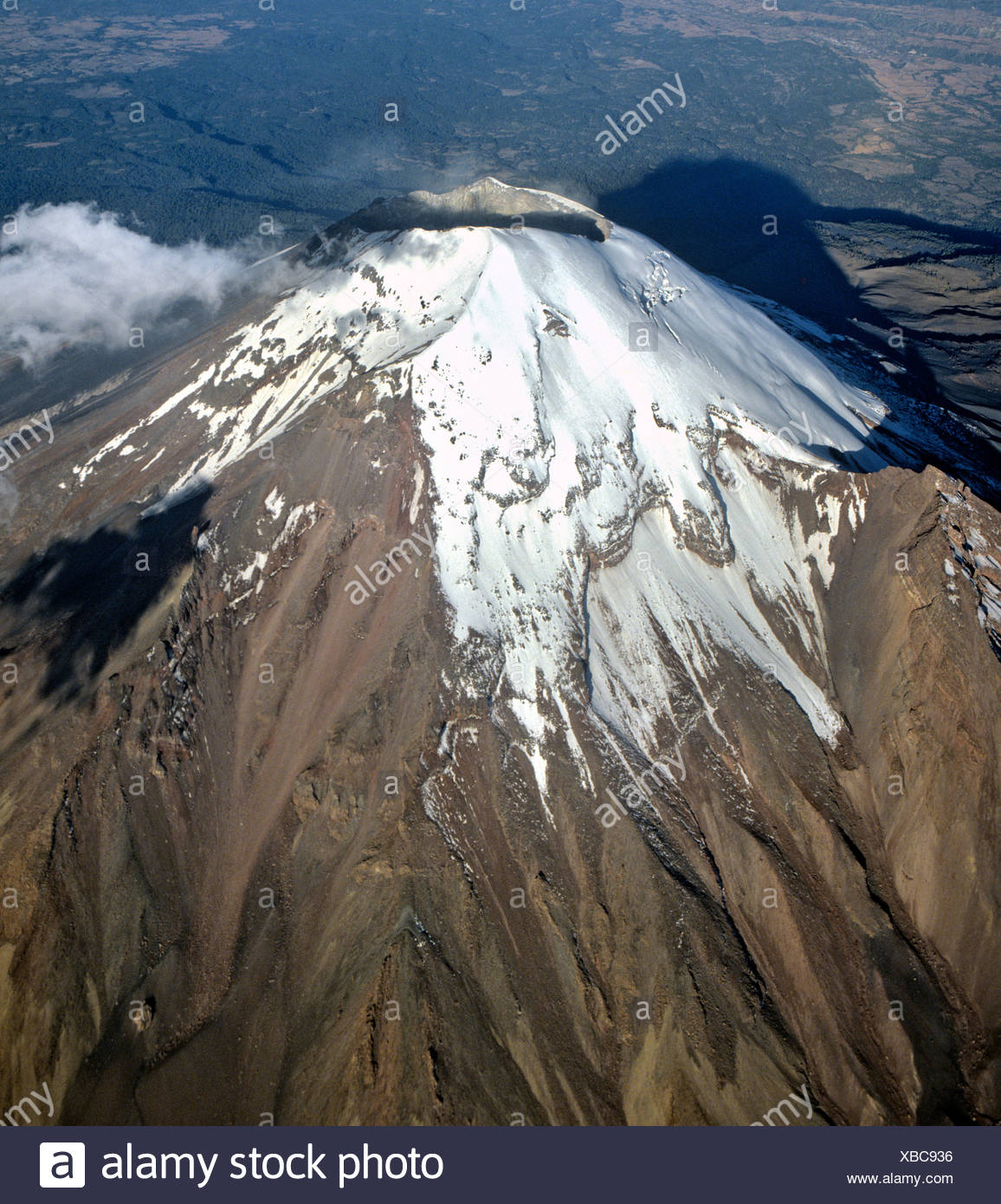 Popocatépetl Volcano, El Popo, Sierra Volcanica, Mexico, Central America Stock Photo