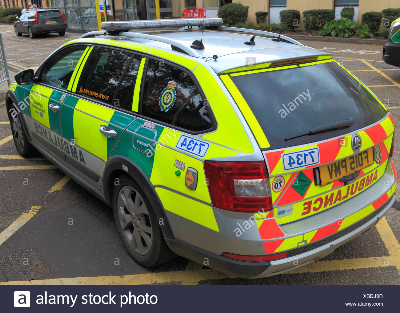 East Midlands Ambulance Service Stock Photos & East Midlands Ambulance