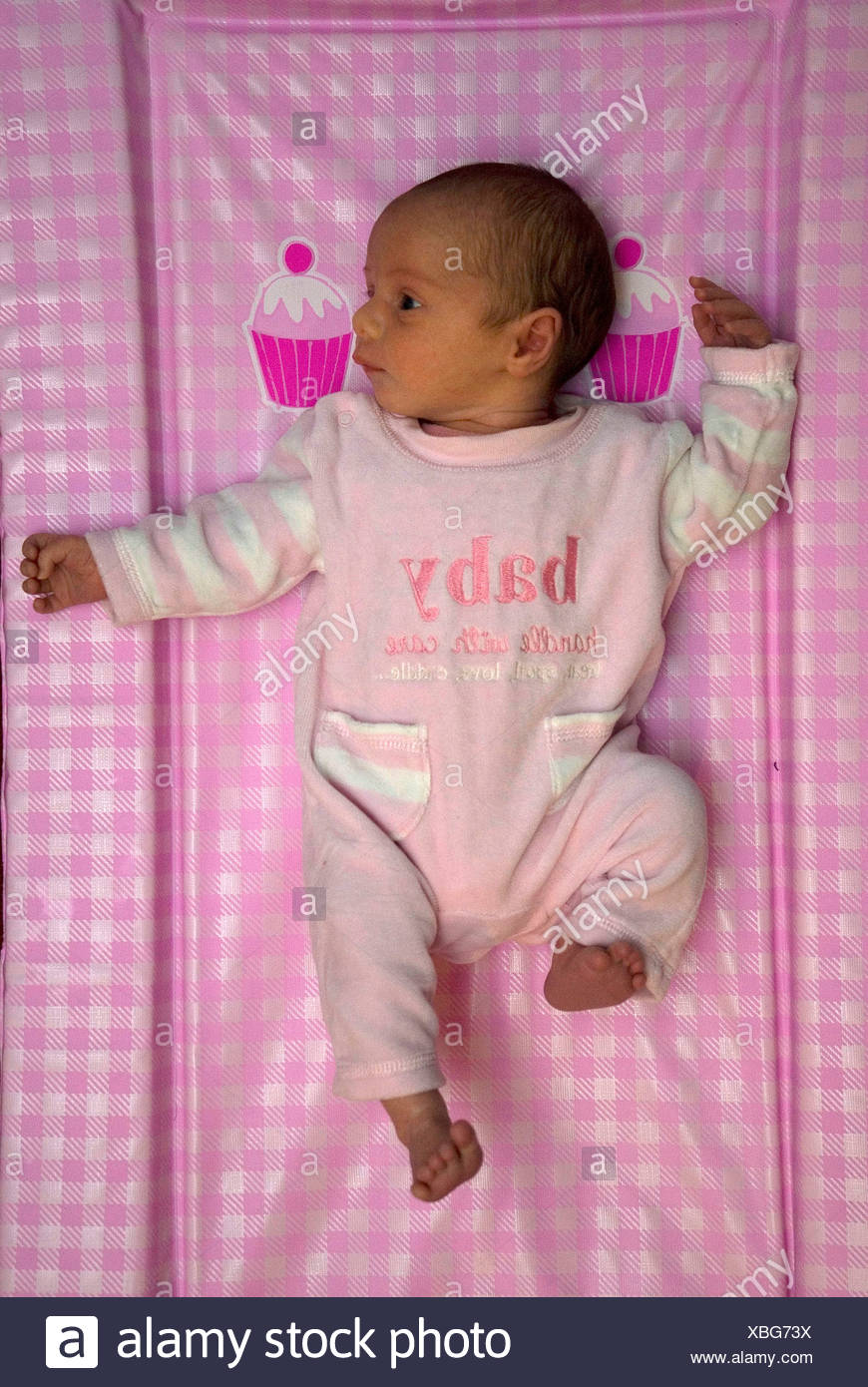 checked baby grow