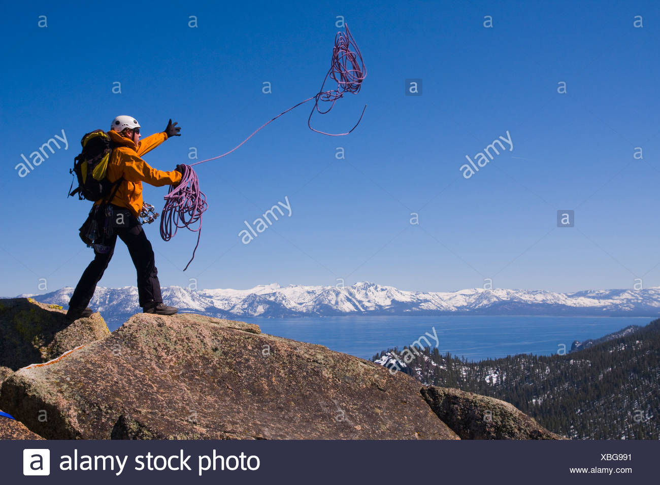Throwing A Rope High Resolution Stock Photography and Images Alamy