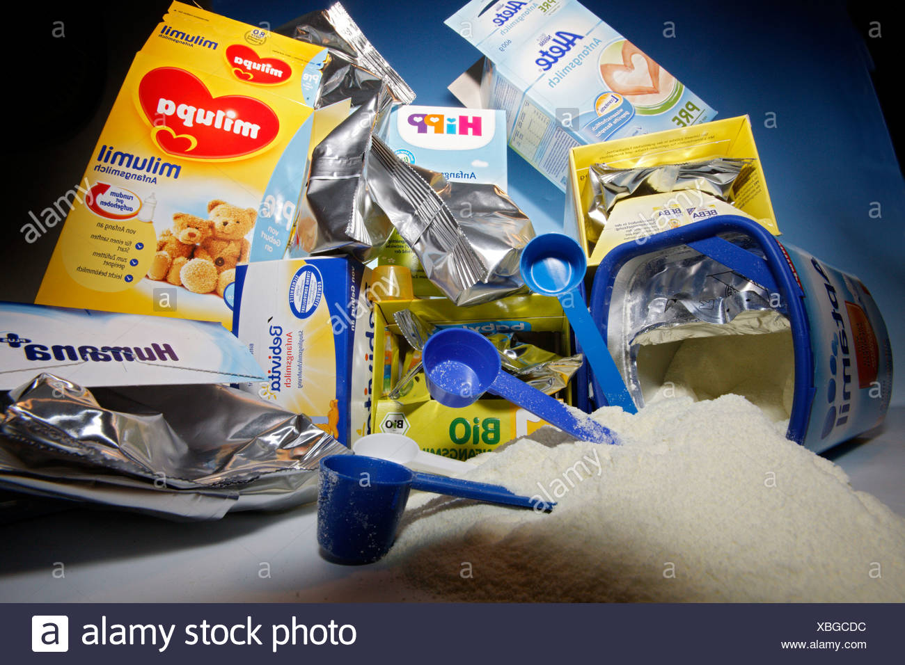 Powder Milk Baby High Resolution Stock Photography and