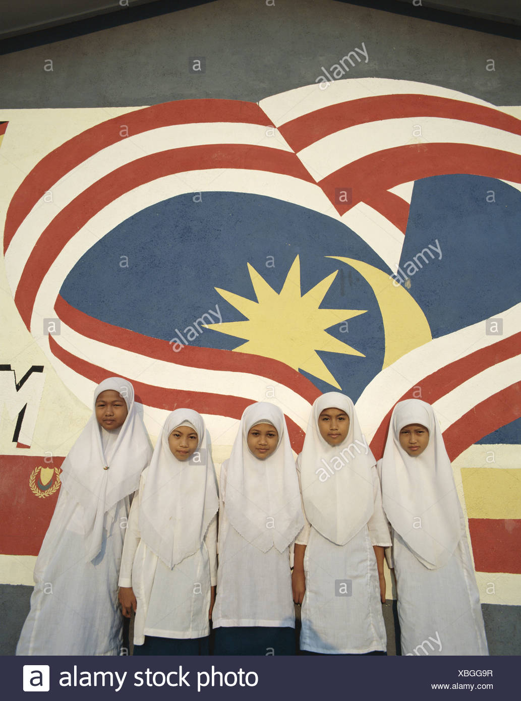 Malaysia Children School Uniform High Resolution Stock Photography and