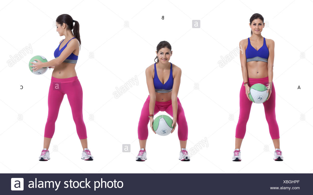 Medicine Ball Squat High Resolution Stock Photography and Images Alamy
