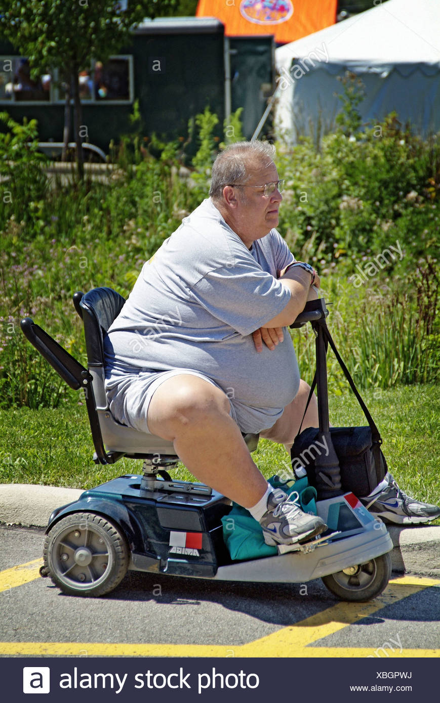 Obese Wheelchair High Resolution Stock Photography and Images Alamy