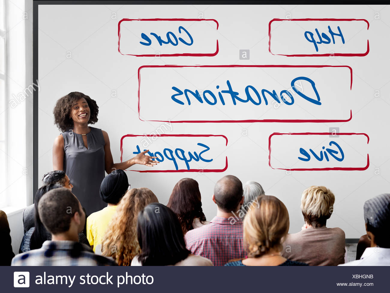 Community Donations Fundraising Volunteer Concept Stock Photo