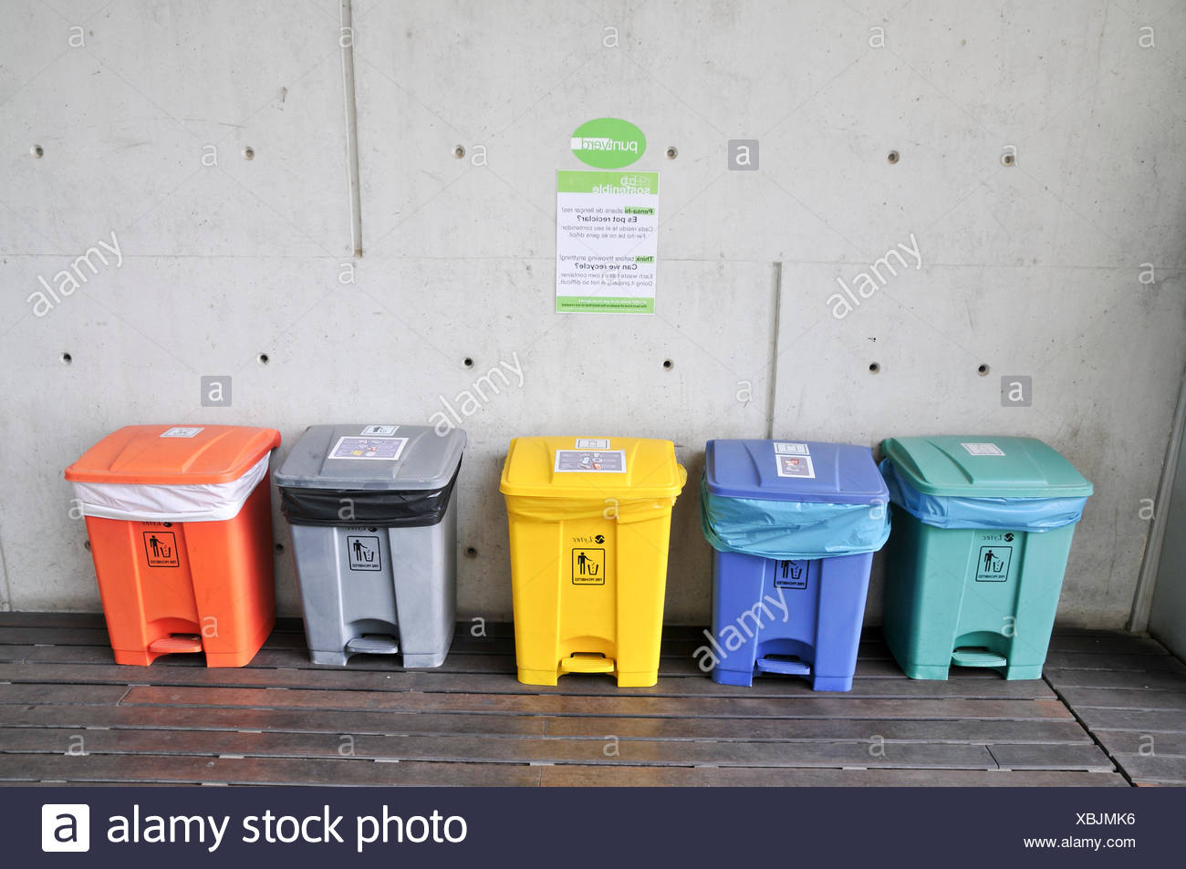 Recycling Bins Spain High Resolution Stock Photography and Images Alamy