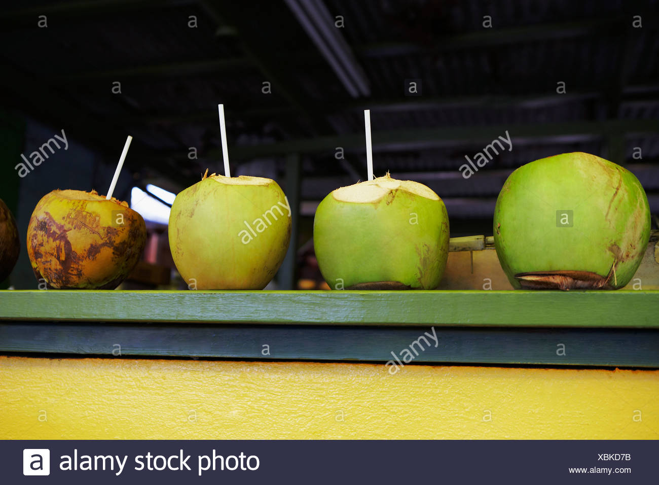 Green Coconuts High Resolution Stock Photography and Images Alamy