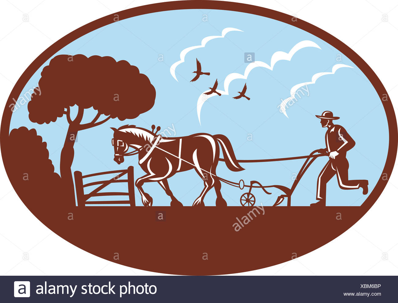 Plough Horse Artwork High Resolution Stock Photography and Images - Alamy