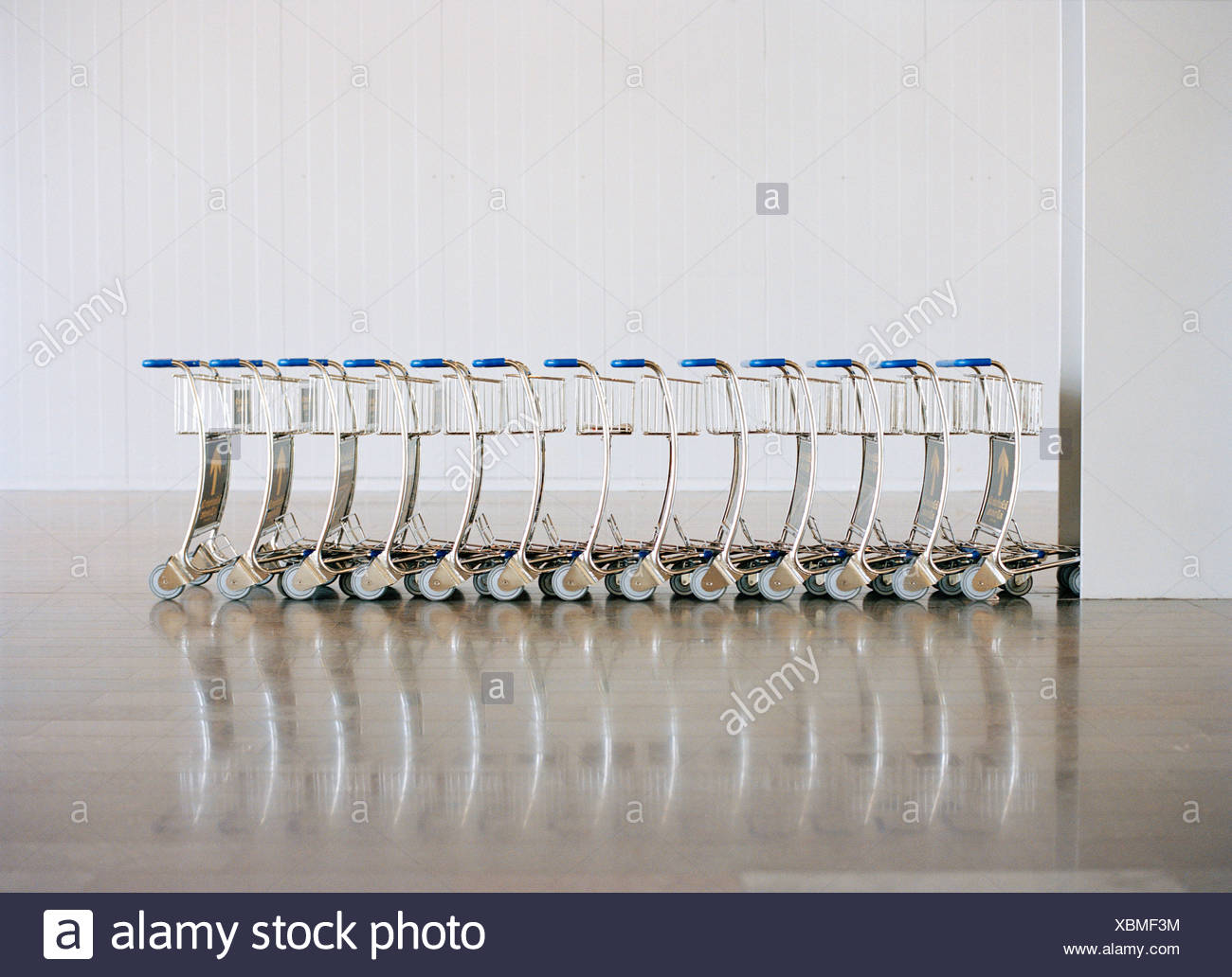 Airport Trolley And Luggage High Resolution Stock Photography and