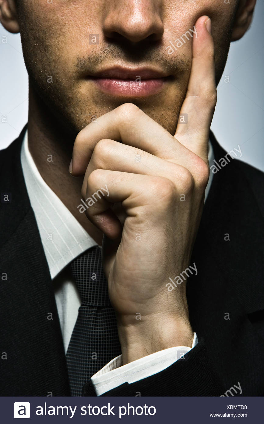 Hands Under Chins Stock Photos & Hands Under Chins Stock Images Alamy