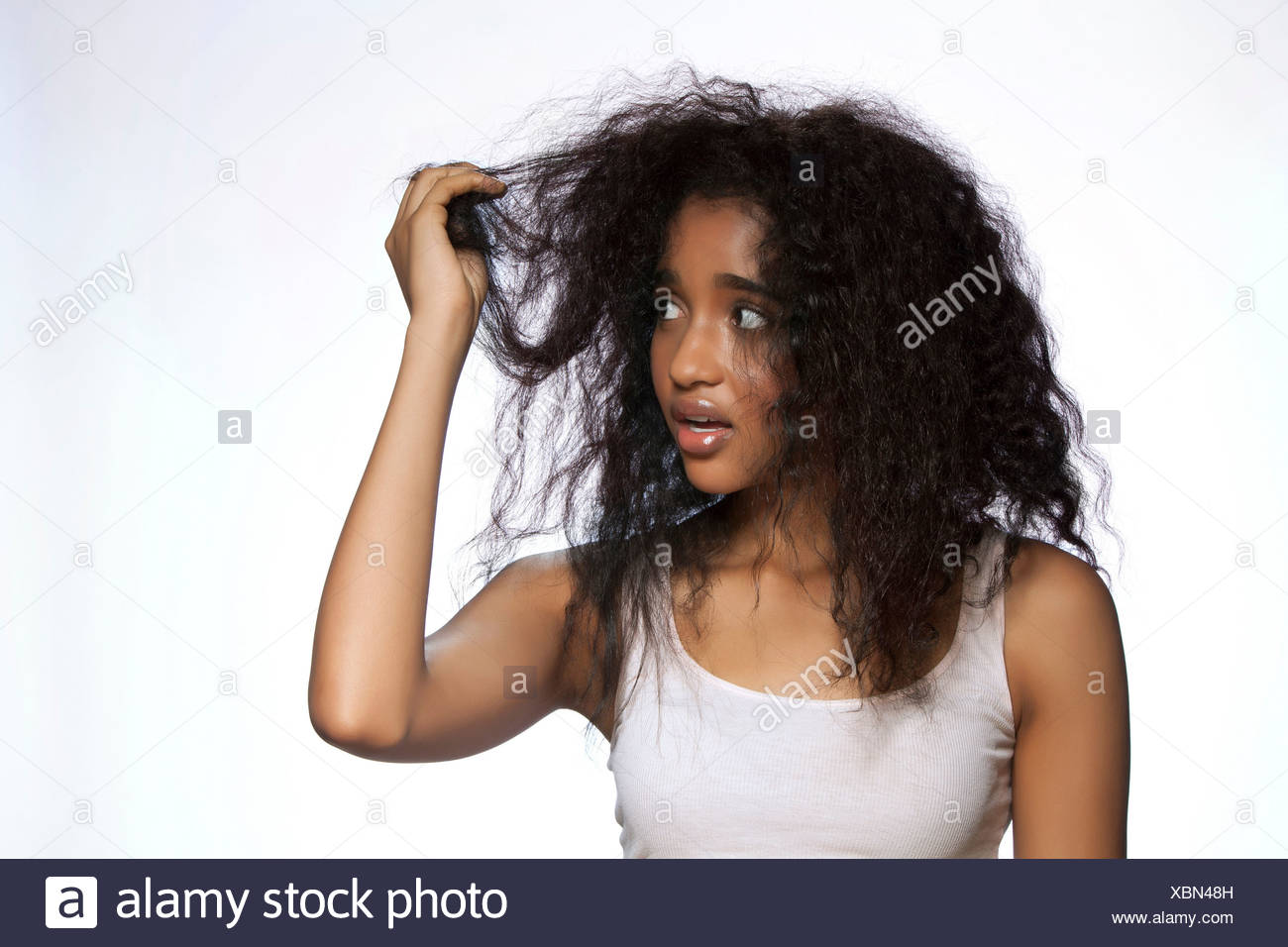 Frizzy Messy Hair Stock Photos Frizzy Messy Hair Stock Images