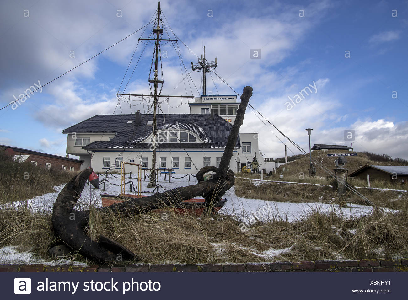 Old Signal Station Borkum Stock Photo 282602181 Alamy
